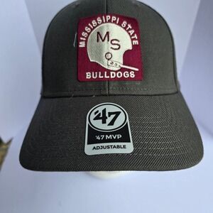 Mississippi‎ State Bulldogs '47 Brand MVP Adjustable Hat Charcoal